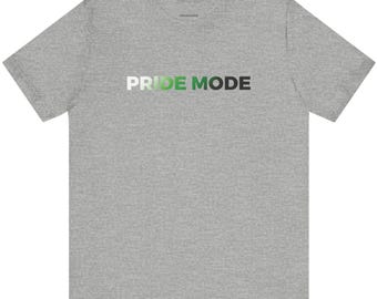 Camiseta unisex con logo degradado, inclusiva, única, sin género, no binaria, con degradado de orgullo y género neutro