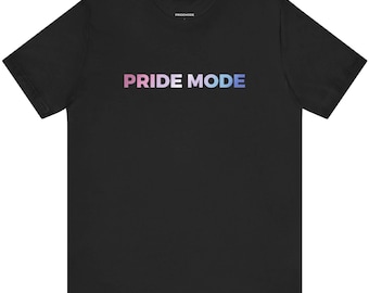 Camiseta unisex con logo ombré y degradado de género fluido y no binario, LGBTQIA+, para mujeres y hombres.