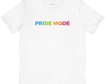 Camiseta con logotipo ombré de PRIDE MODE de Panromantic / Camisetas y tops unisex suaves con degradado único e inclusivo