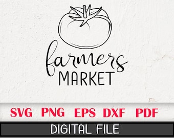 Farmers Market SVG file, Farmers Market Cut File, Market Fresh, Kitchen svg, Garden, Beet, Radish, Farm fresh SVG, Farm Clipart Vegetable