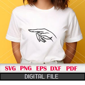 WOMAN HAND SVG, Hand Gesture Svg, Cute Woman Hand, Hands Gesture Svg ...