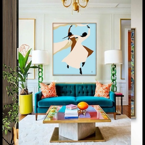Original Modern Art Design Acrylic Painting Canvas Abstract Painting Acrylic Artwork Hand Painted Unique Wall Decoration Abstract Painting