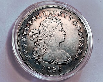 Rare USA United States 1796 Silver Color Liberty Draped Bust