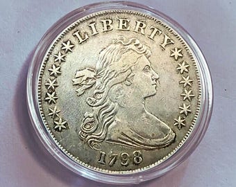1798 Liberty Draped Bust US Dollar Early American Commemorative coin