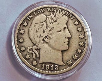 1913|S Barber Quarter: US Collectible Commemorative coin