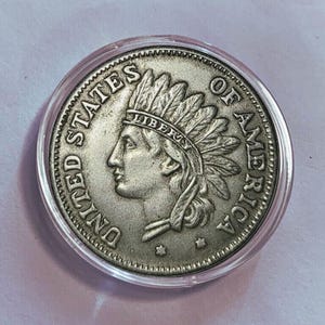 Munt 1851 Indian Head Dollar Verzilverde Munt || Amerikaanse herdenkingsmunten voor muntenverzamelaars||Oude munten cadeaus