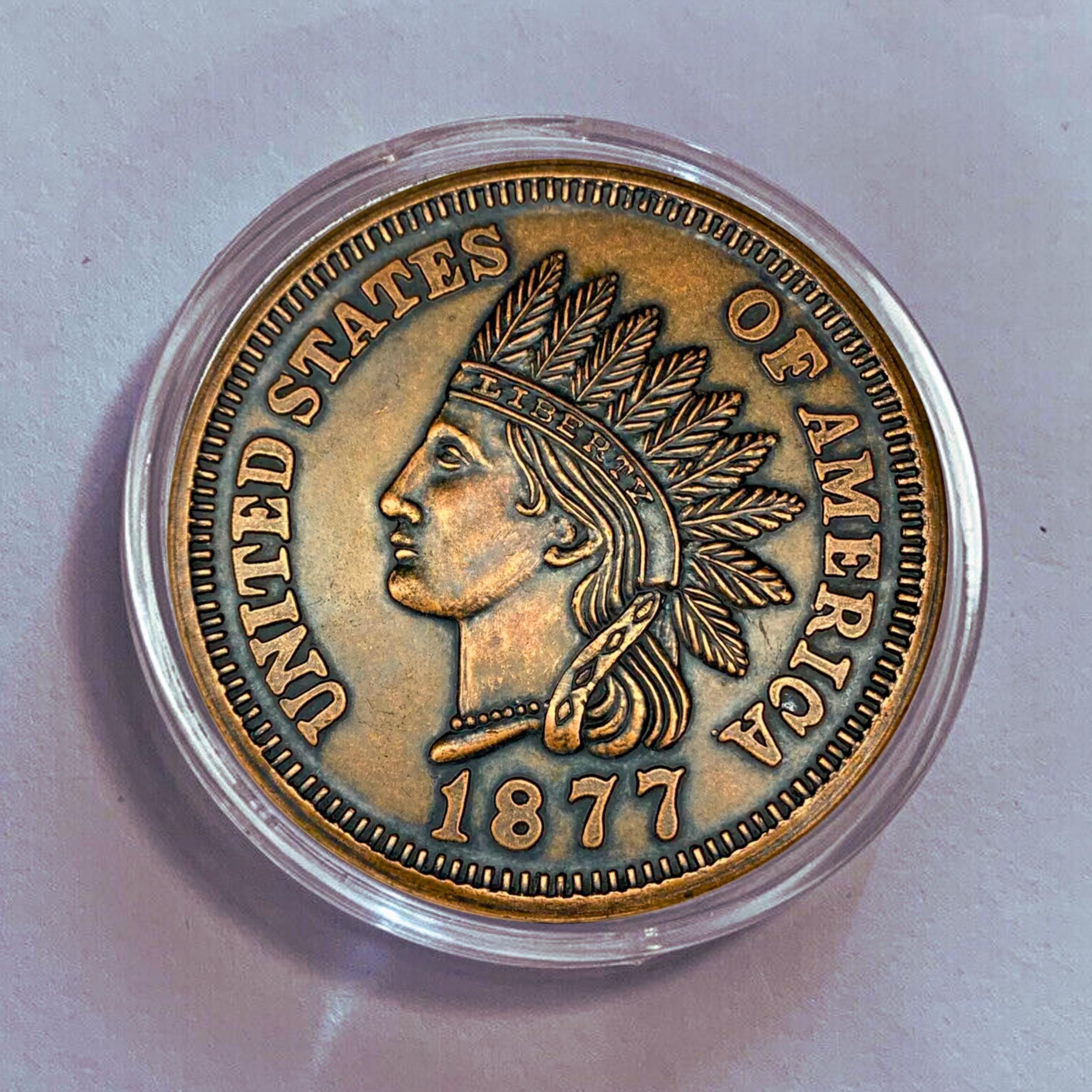 1864 L Indian Head Penny - Etsy