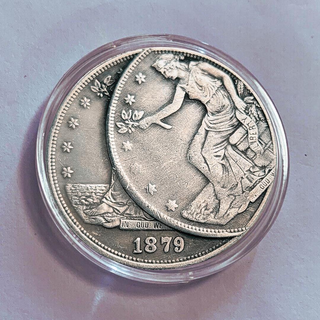 アメリカ　モルガンダラー銀貨1879  銀貨 コイン　ONE DOLLAR 1879年 モルガン ダラー 銀貨 1ドル シルバー コイン モルガン