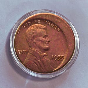 1955 Doubled Die Lincoln Penny Commemorative  Error Coin for Collectors