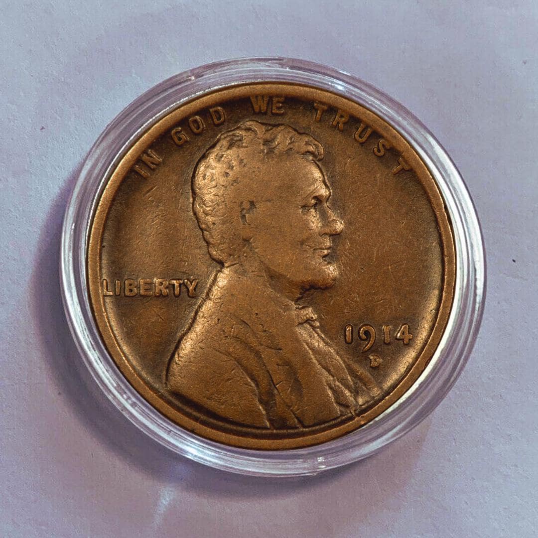 1914年 Dリンカーン小麦セント記念コイン米国コレクターズアイテム