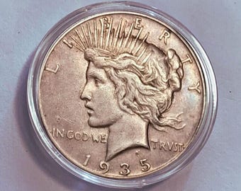 Moneda conmemorativa estadounidense de un dólar de la paz de 1935 S