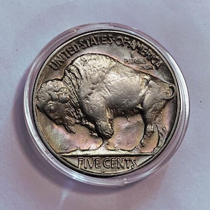 Coin 1937 D Buffalo Nickel 3 Legs   || Commemorative US coins for coin collectors||Old Coins Gifts