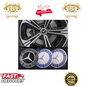 Juxinchang - 4pcs Logo 75MM Rouge Origine Haute Centre De Roue Jante Cache Moyeu Emblème Pour Mercedes Benz - Auto - Foto 7