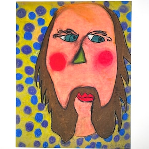 11&quot; x 14&quot; Giclee Print of Original Artwork - Jesus?