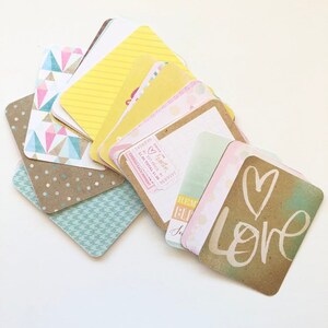 Heidi Swapp Dreamy Edition - Project Life Karten, 3x4 Journaling Karten, Planer, Pen Pals, Scrapbooking, Smash Book