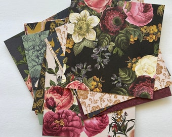 Floral Couture - 6x6 Paper Pack, Romantic, Pen Pals, Card Stock, Mini Albums, Card Making, Journals