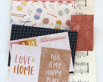 Happy Place - Pen Pal Kit, Envelopes, Gift, Humble Abode, DCWV