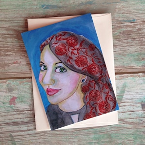 Abi - de postkaartafdruk, originele kunstafdruk, penvriend, snail mail, cadeau, flatmail, briefkaart