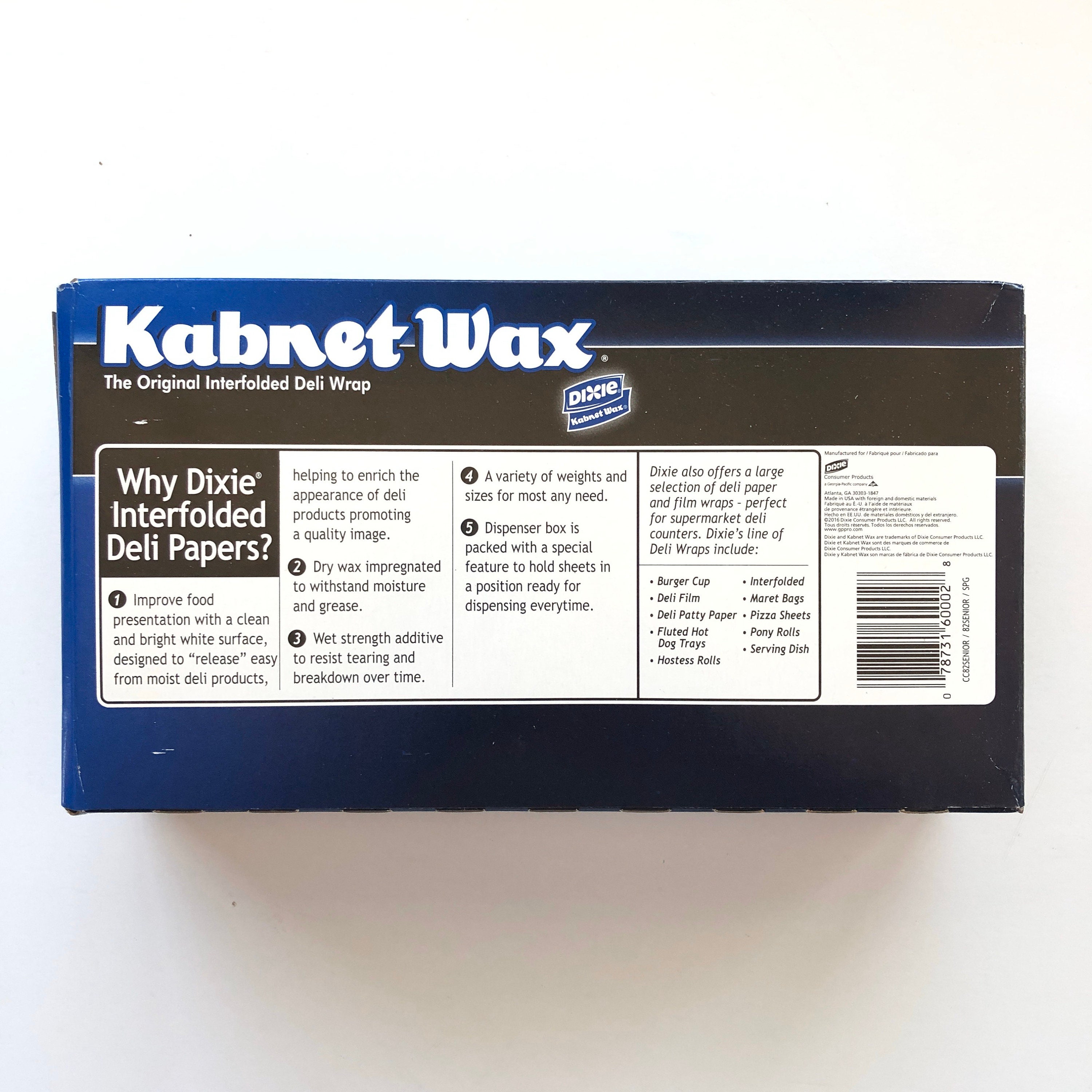 Dixie Kabnet Wax Heavyweight Premium Dry Wax Paper Box of 500 Sheets,  10x10.75, Gelli Plate Printing, Art Journaling, Deli Paper 