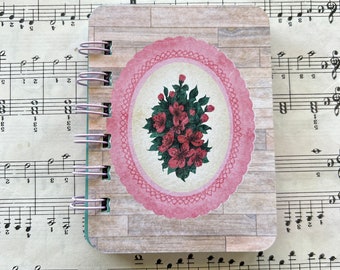 Floral - Mini Jotter, Mini Notebook, Maggie Holmes, Gift, Pen Pals
