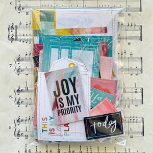 Effimere cucite - Sun Chaser, Heidi Swapp, Kit di abbellimento, Project Life, Creazione di biglietti, Album di ritagli, Pen Pals, Junk Journals