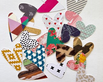 Heart Stickers - BOHO, Happy Mail, Snail Mail, Planners, Letters, Pen Pals, Valentines, PL