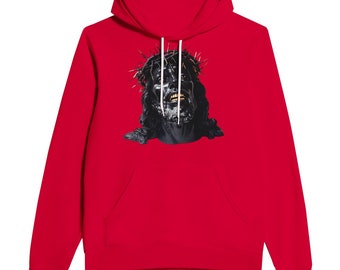 Jesus Gold Teeth Smile Unisex Pullover Hoodie | Bella + Canvas 3719