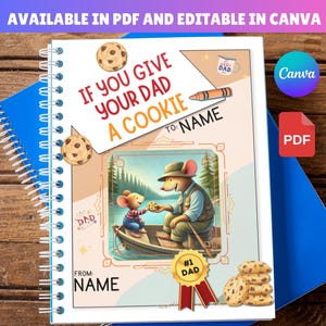 Personalisierte Grußkarte für Papa, benutzerdefiniertes Vatertagsgeschenk, druckbare PDF von Kindern, maßgeschneiderte Canva bearbeitbar für Papa, Daddy Wertschätzung