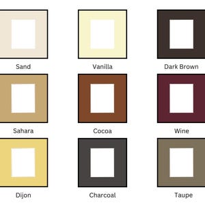 Custom Double Mat for Picture Frames - Etsy