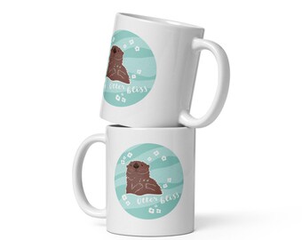 Otter-ly Adorable White Glossy Coffee Mug