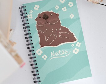 Otter-ly Adorable Spiral Notebook