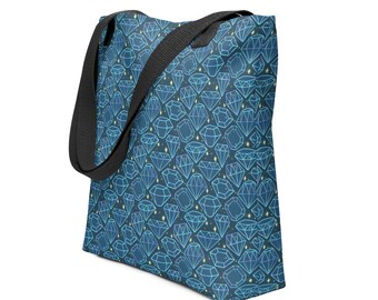 Shine Bright Tote Bag in Blue