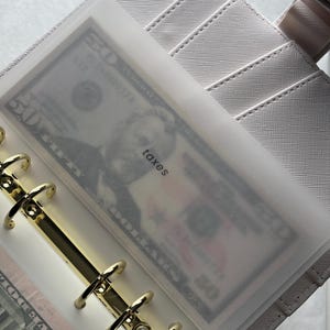 Buste per contanti laminate personalizzate formato A6