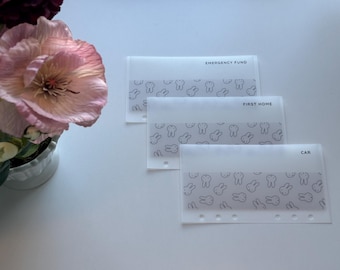 Miffy A6 Benutzerdefinierte laminierte Bargeldumschläge