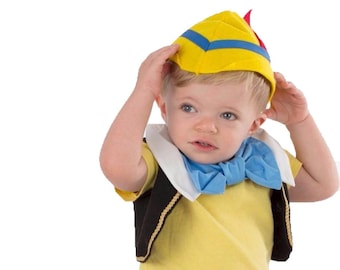 Child - Puppet Boy Costume - Hat, Vest, Shorts, Collar