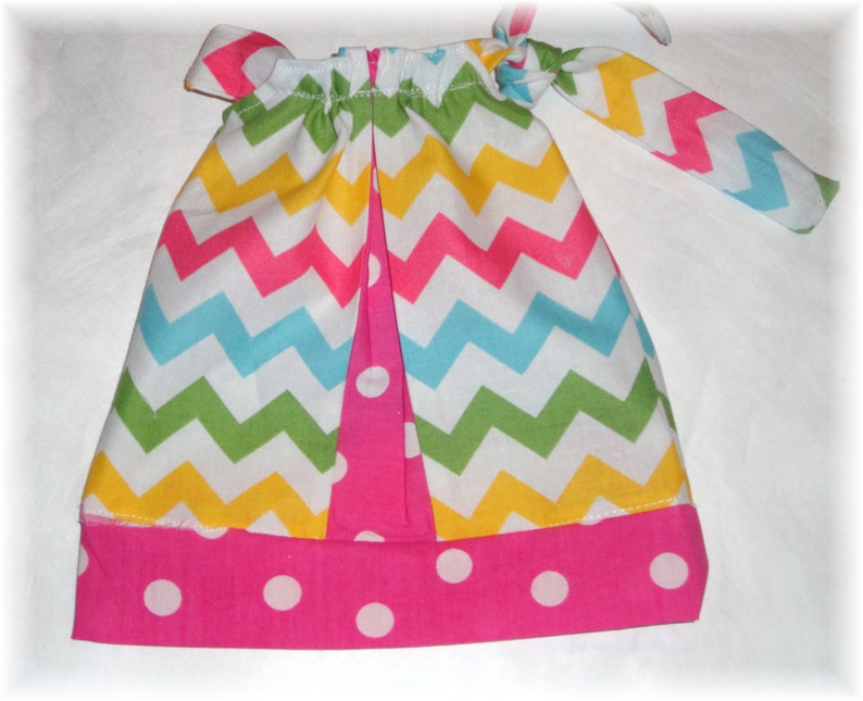 Patron PDF Robe style taie d'oreiller Peek-A-Boo taille 6 mois filles 12 image 4