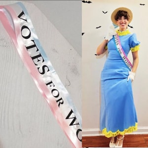 Votes for Women Sash - Handmade