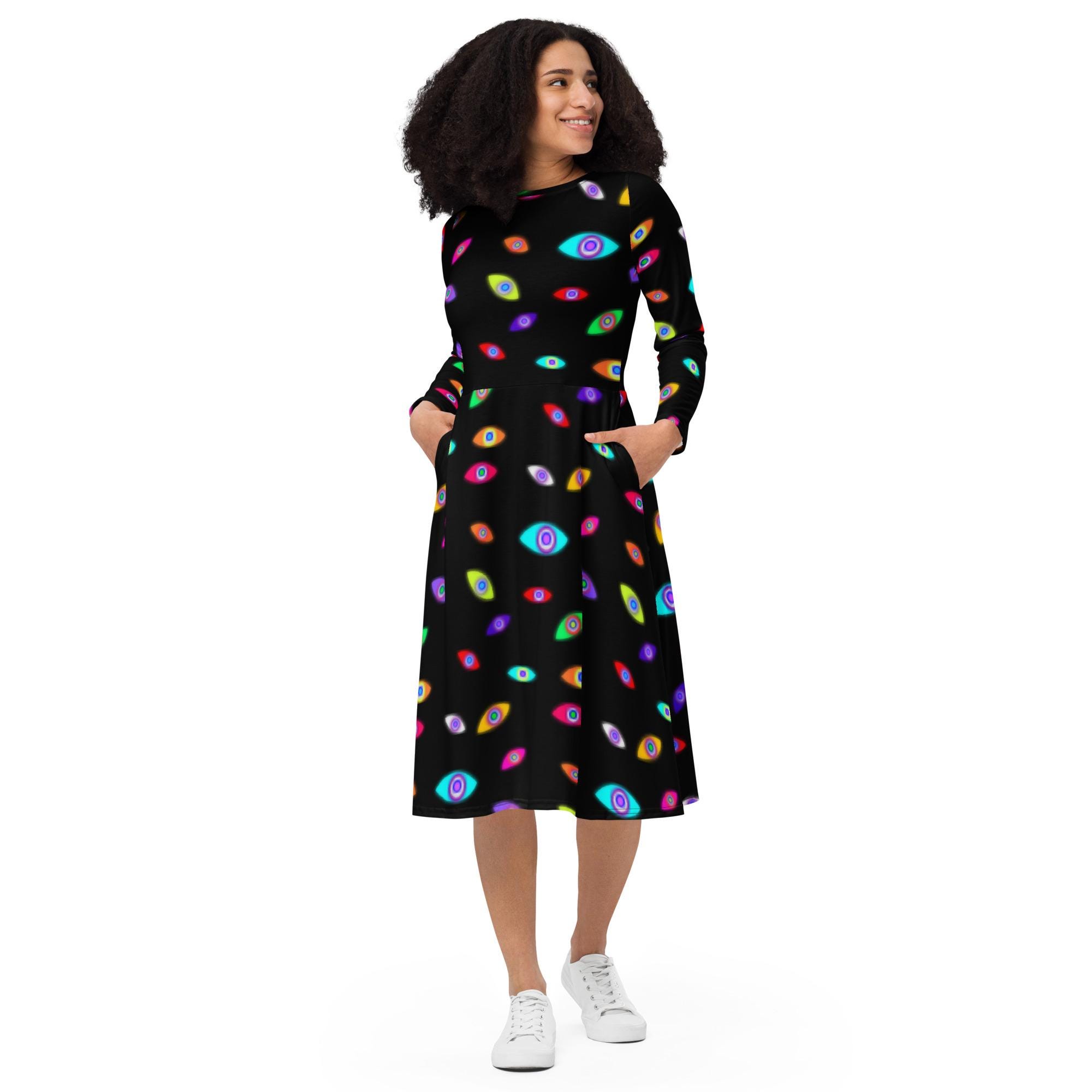 knee length dresses for ladies Kyra Midi Dress ~ Saffron main image 0