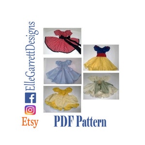 PDF Pattern - Girls Princess Twirl Dress Collection size 6 months - girls 12 - Twirl, Fairy, Fairy TaleTale, Ball Gown, Enchanted
