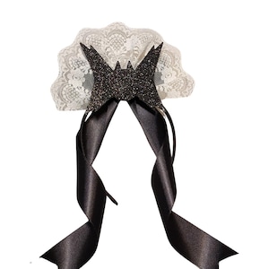 Haunted House and Mansion Maid Bat headband - Handmade