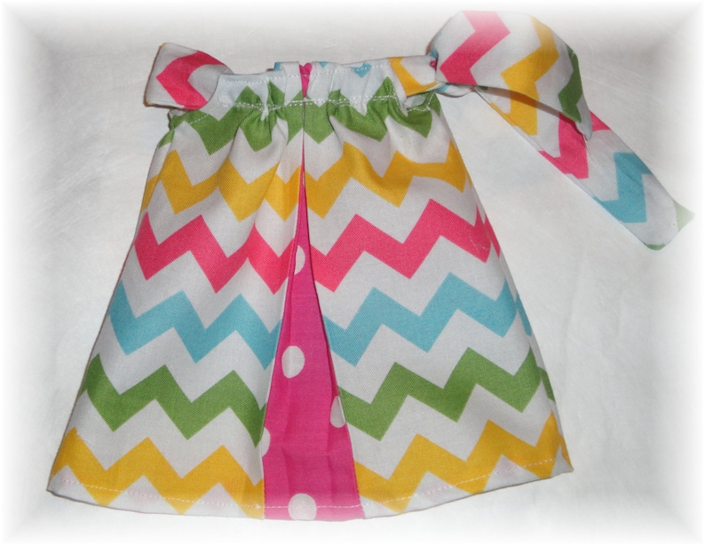 PDF Pattern Peek-A-Boo PillowCase style Dress size 6 months girls 12 image 3