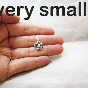 Tiny silver rat necklace, pet memorial or remembrance jewelry for rat lovers image 2