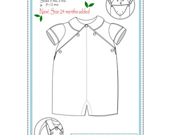 Hank, A Vintage Inspired Pattern, now with Size 24 Mo, to match sister Hannah