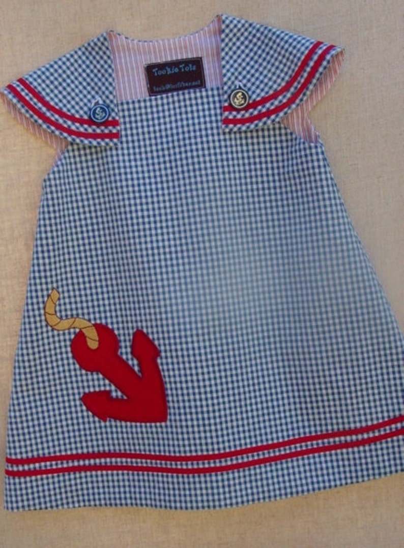 Anchors Away, a PDF Downloadable Pattern Multi-size 1 Through 4 - Etsy