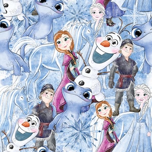 Frozen Seamless Pattern, Frozen Digital Paper, Frozen Tumbler Warp, Frozen Sublimation File