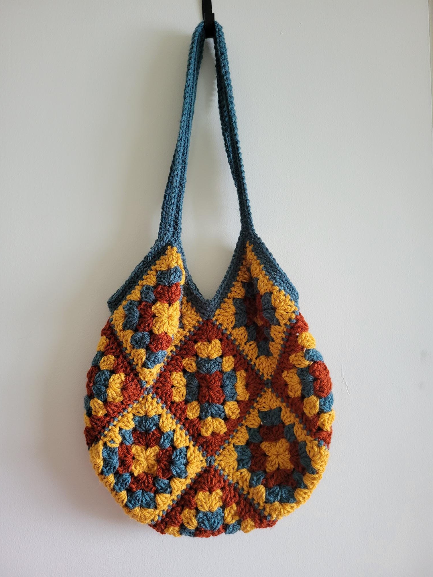 Muted Primary Color Shoulder Bag Variation 3 - Etsy