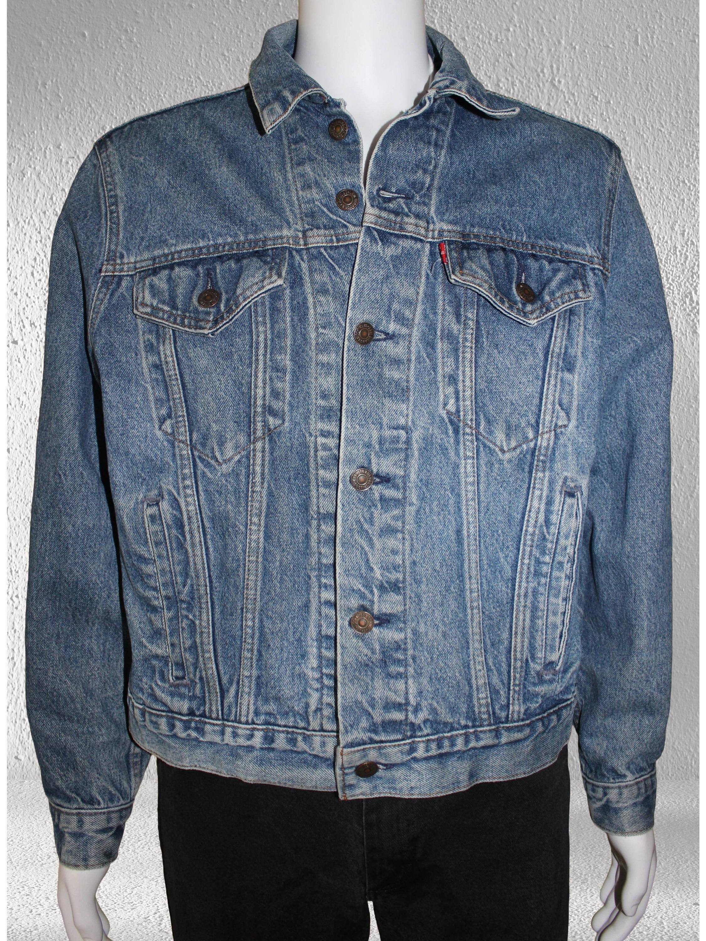 Vintage 80s Levi's 70506 Denim Trucker Jacket - Made in USA Type