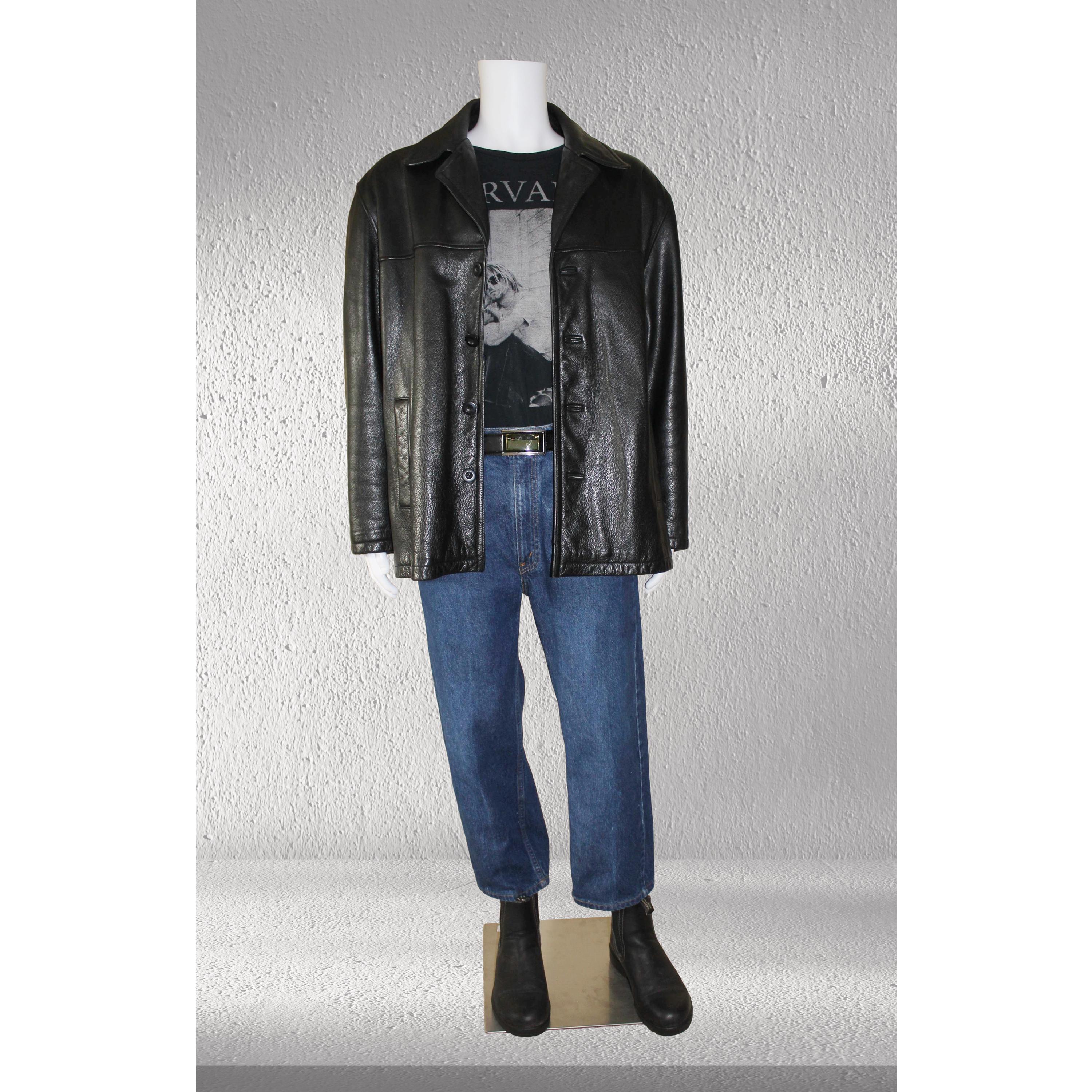 Vintage 1990s M. Julian by Wilsons Black Leather Jacket Men's 1X