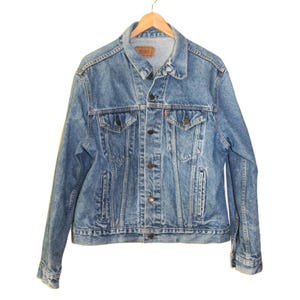 LEVI’S / 70's 70505 4th denim jacket Levi's 70's 4th 70505 Small e Care Tag Denim Jacket Size: 36