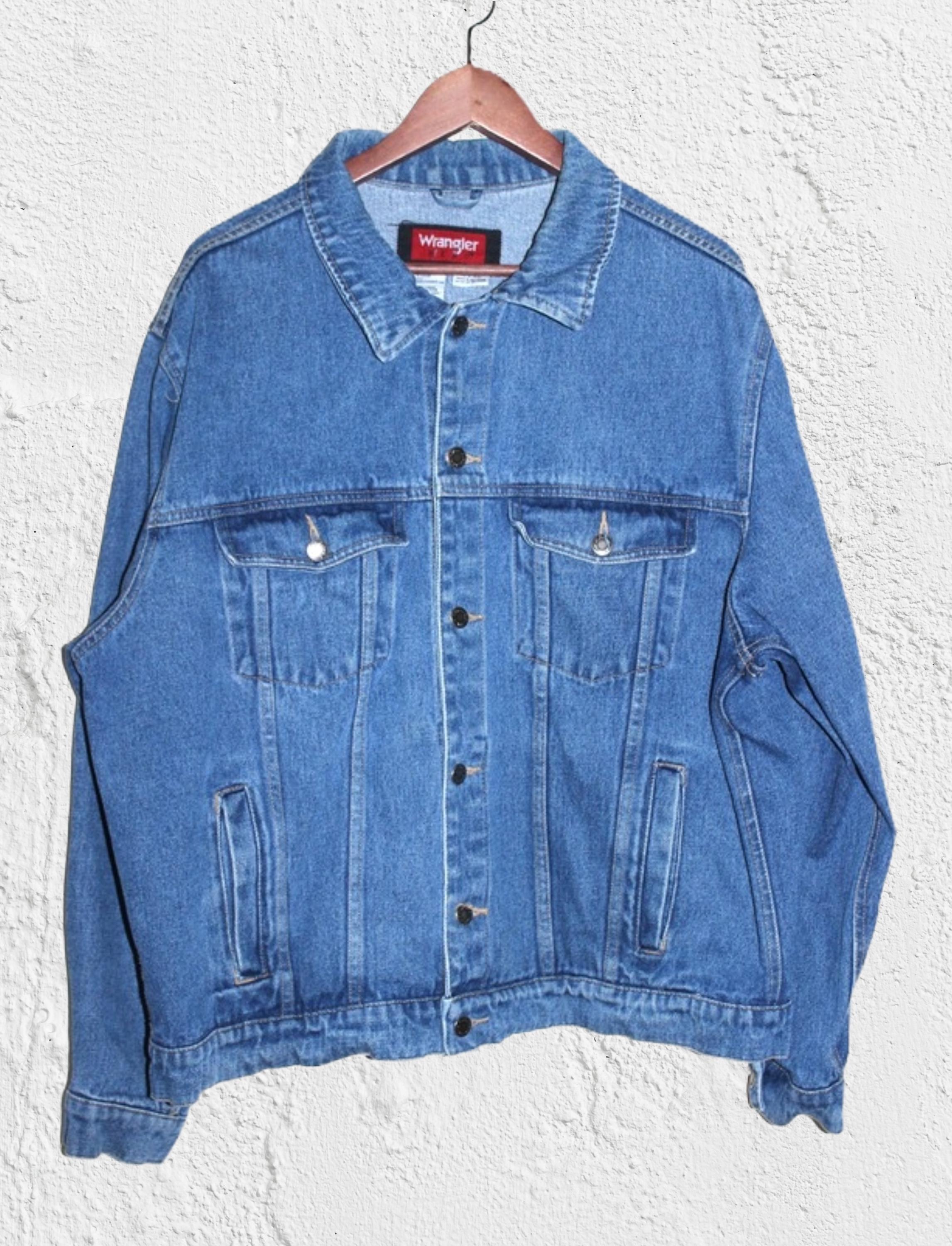 Vintage Wrangler Hero Denim Jacket 1990s, Unisex Trucker Style - Etsy